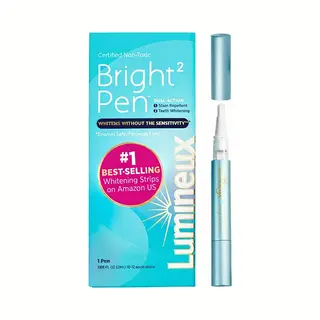 Lumineux Whitening Pen - Emaille-sichere Zahnaufhellung - Whitening Ohne Empfindlichkeit - Dual Action Fleckenabweiser - Zahnarztformuliert Und