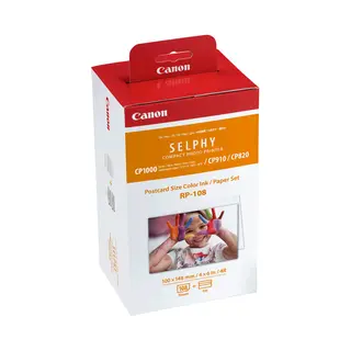 Canon Rp-108 Farbtinte + 100 x 148 mm Papier, 108 Blatt