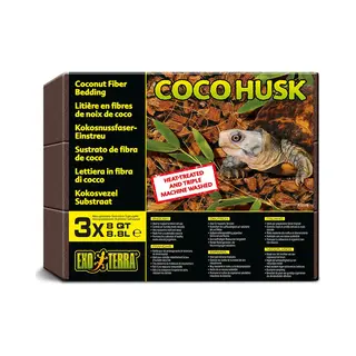 Exo Terra Coco Husk Kokoschips - 3x 8, 8L