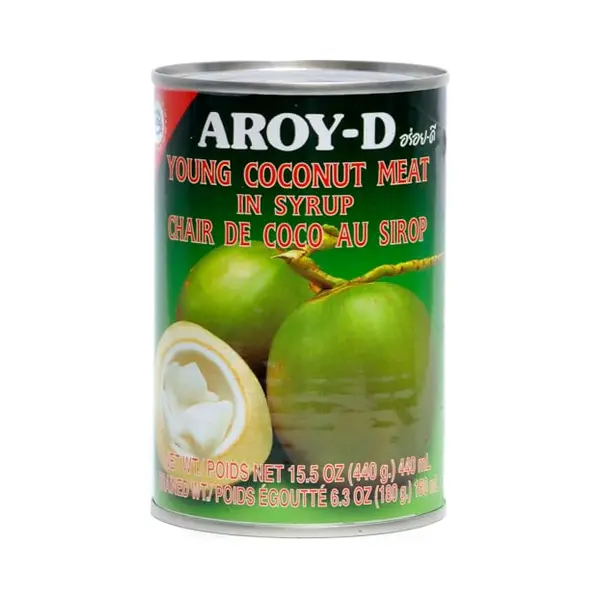 Aroy-D Young Coconut Meat In Syrup, 1 X 420 G thumbnail