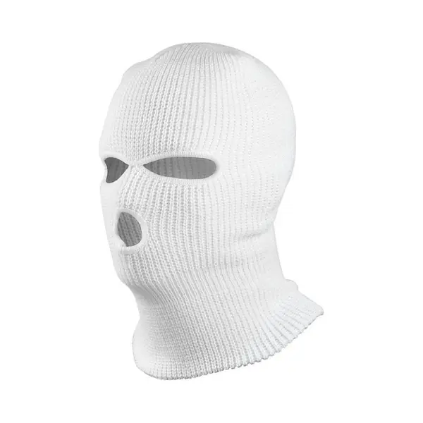 Bivakmuts Wit - 3 Gaats - Skiën - Motor - Balaclava thumbnail