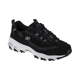 Skechers Damen Sneaker D´Lites Biggest Fan, Schwarz (Biggest Fan Black), 38 Eu (M)