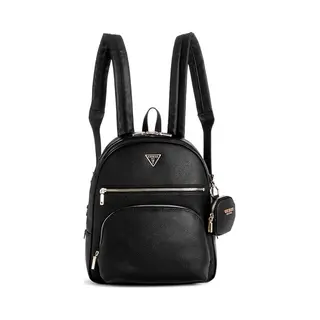 Guess Damen Power Play Large Backpack, Großer Tech-Rucksack, Schwarz, Einheitsgröße