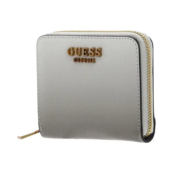 Guess Portemonnee Lossie Slg Zip Around Wallet Grey Grijs thumbnail