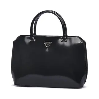 Guess Arnela Girlfriend Satchel Black, Zwart, Zwart.