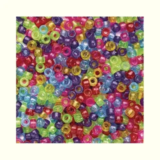 Heutink Kralen Glitter Pony | Kunststof | 450 Gram
