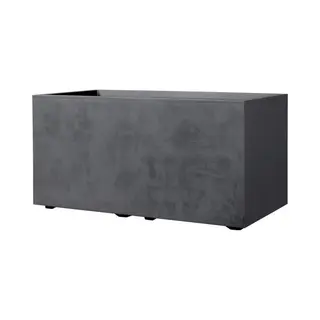 Deroma - Pflanzkasten Millenium Kunststoff Anthrazit 79 X 39 X 39 Cm Blumenkasten