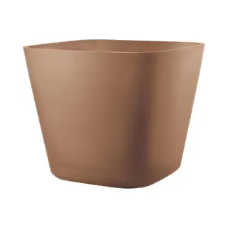 Deroma Origin Vierkante Bloempot - 28 X 23, 5 Cm- 12 L - Terracotta