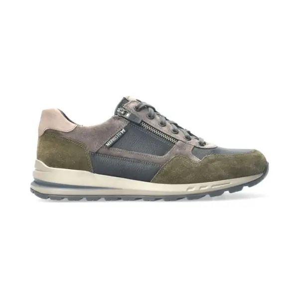 Mephisto Bradley - Heren Sneaker - Groen - Maat 46.5 (Eu) 11.5 (Uk) thumbnail