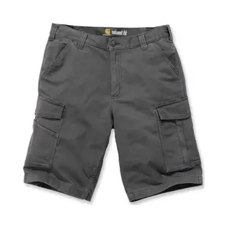 Carhartt Herren Rugged Flex® Relaxed Fit Cargo-Arbeitsshorts Aus Canvas, Shadow, W40