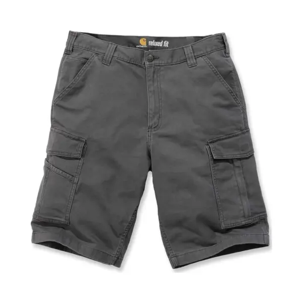 Carhartt Herren Rugged Flex® Relaxed Fit Cargo-Arbeitsshorts Aus Canvas, Shadow, W40 thumbnail