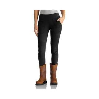 Carhartt Damen Force Stretch Utility Leggings (Normale Größen) Arbeitshose, Schwarz, X