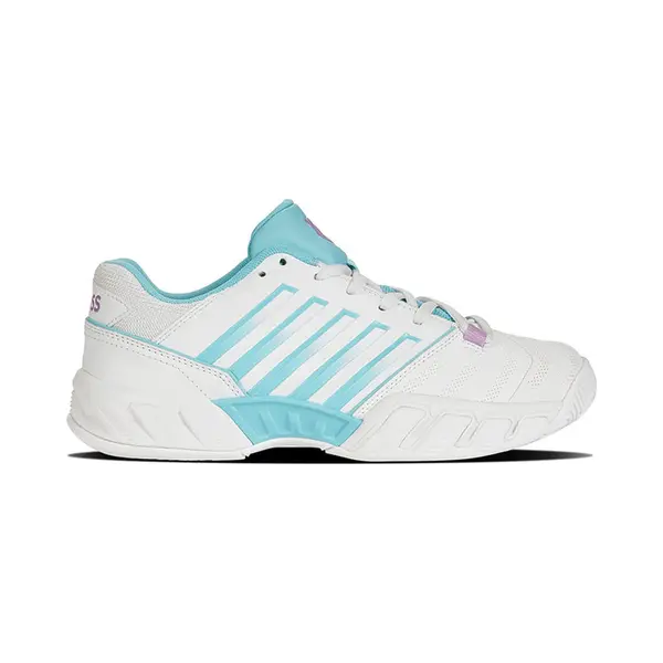 K-Swiss Performance Women's Bigshot Light 4 Tennis Shoe, White Blue, 7 Uk thumbnail
