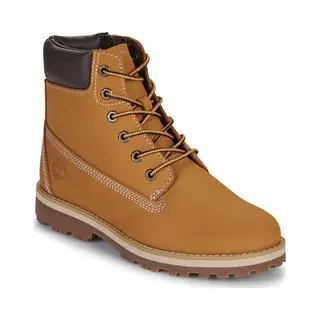 Timberland Unisex For Kids. TB0A28VM2311 Leather Lace-up Boots Courma Yellow (28), Flat, Laces, Zip, Casual, Children's Fashion