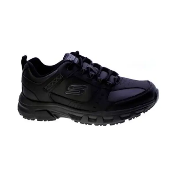 Skechers Oak Canyon Redwick Herren Trainer, Black Leather Synthetic Textile Black Trim, 40 Eu thumbnail