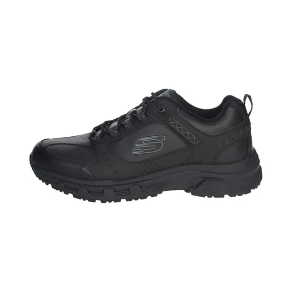 Skechers Men's Oak Canyon - Redwick Trainers, Black Leather Synthetic Textile Black Trim , 9 Uk thumbnail