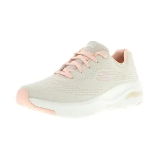 Skechers Women's Arch Fit Big Appeal Sneaker, Natural Knit Mesh / Coral Trim, 8 Uk