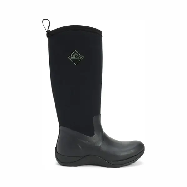 Muck Boots Arctic Adventure Rubber Damen Schwarz Plaid Winter Kniehohe Stiefel, Schwarz , 40 Eu thumbnail
