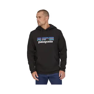 Patagonia P-6 Logo Uprisal Hoodie Tiefschwarz - S
