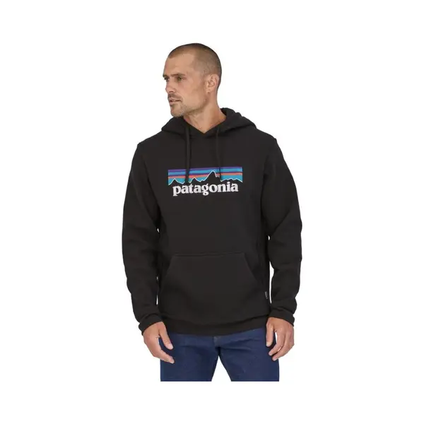 Patagonia P-6 Logo Uprisal Hoodie Tiefschwarz - S thumbnail