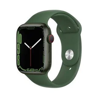 Apple Watch Series 7 Oled 45 mm Digitaal Touchscreen 4G Groen Wifi Gps