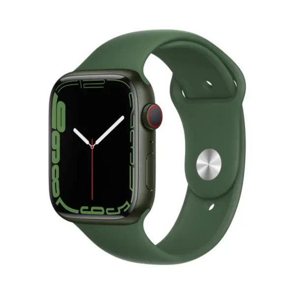 Apple Watch Series 7 Oled 45 mm Digitaal Touchscreen 4G Groen Wifi Gps thumbnail