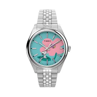 Timex X Peanuts TW2Y52600 Peanuts X Timex Legacy Snoopy With Flower Dial Horloge