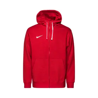 Nike Hoodie Fleece Fz Park 20 - Rot/Weiß, Größe Medium