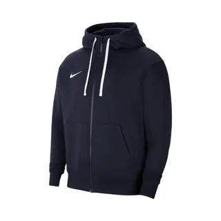 Nike Kid Y Nk Flc Park20 Fz Hoodie Sweatshirt, Obsidian/White, M
