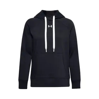 Under Armour, Damen, Pullover, Rival Fleece Kapuzenpullover Damen, Schwarz, (Xs)