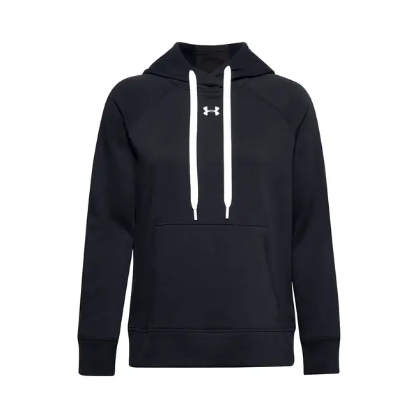 Under Armour, Damen, Pullover, Rival Fleece Kapuzenpullover Damen, Schwarz, (Xs) thumbnail