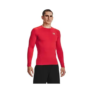 Under Armour HeatGear Comp Langarmshirt Rot - Xxl