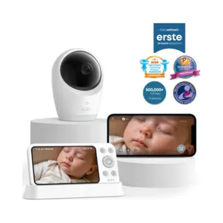 Eufy Baby Monitor E21 Schwarz, Weiß