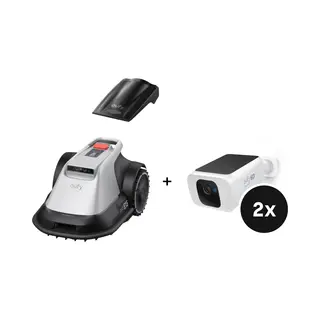 Eufy E15 Rasenmähroboter Akku Schwarz, Grau