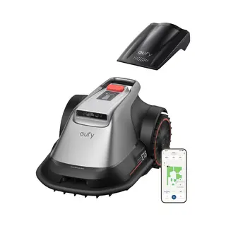 Eufy E18 Rasenmähroboter Akku Schwarz, Grau