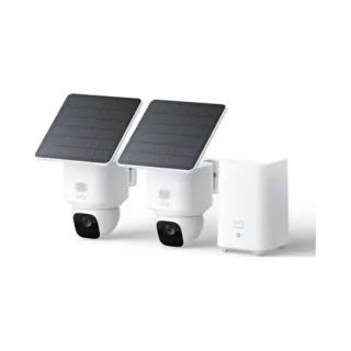 Eufy SoloCam E30 (2-Pack) + Homebase 2 Dome Ip-Sicherheitskamera Draußen 2048 x 1080 Pixel Wand