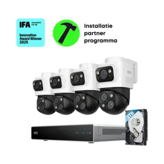 Eufy Nvr Security System S4 Max Zwart, Grijs, Wit