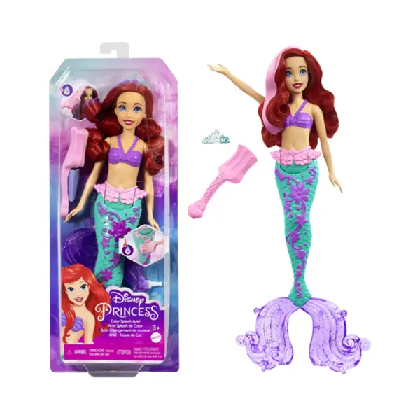 Mattel Disney Princess Color Splash Ariel thumbnail