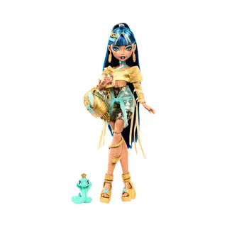 Monster High Cleo De Nile Fashion Doll with Pet Hissette and Accessories