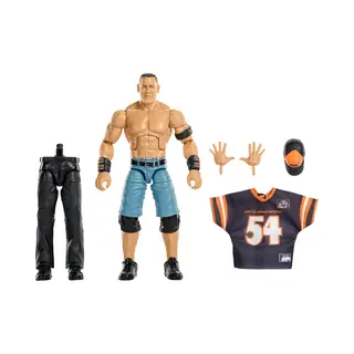 Mattel Wwe Elite Collection Premium Live Event John Cena Action Figure Set, WrestleMania Collectible