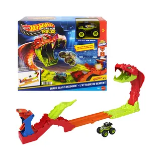 Hot Wheels Monstertrucks Sla De Slang Knock-Out Speelset
