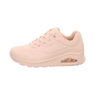 Skechers Women's Uno Frosty Kicks Sneaker, Lt.pink Durabuck/ Textile Trim, 7 Uk