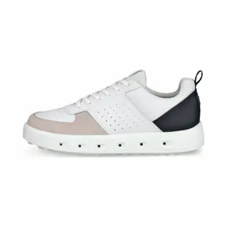 Ecco Street 720 Gore-Tex Waterdichte Golfschoenen Voor Heren, Zwart Wit Grind, 43 Eu
