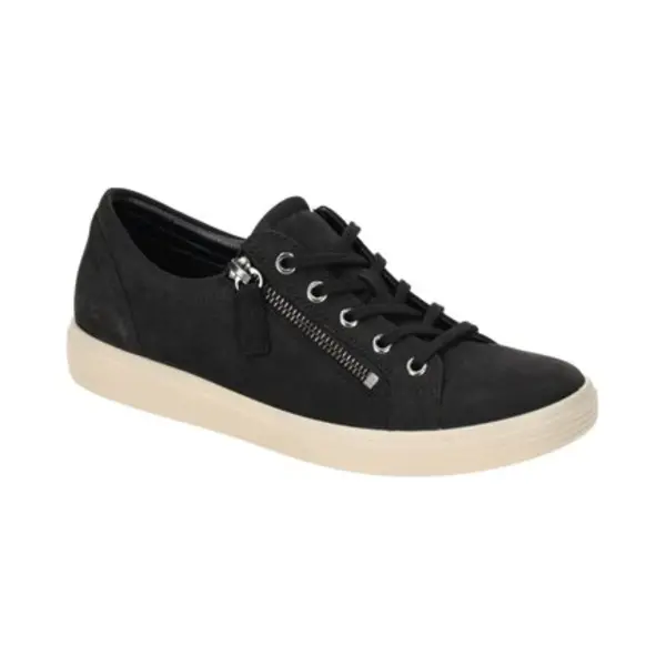 Ecco Classic W Lage Sneakers Voor Dames, Zwart 218633 02001, 36 Eu thumbnail