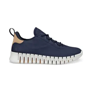Ecco Damen Gruuv Sneaker, Marine Nubuk/Puder, 7-7.5