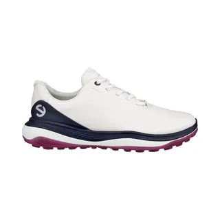Ecco LT1 Golfschoenen, Wit/navy/bordeaux