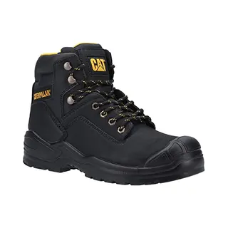 Cat Sicherheitsschuhe Mid S3 Herren Stiefel In Schwarz, Schwarz, 44 Eu