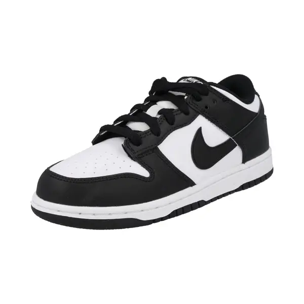 Nike Panda Dunk Low Younger Kids' Shoes - White thumbnail