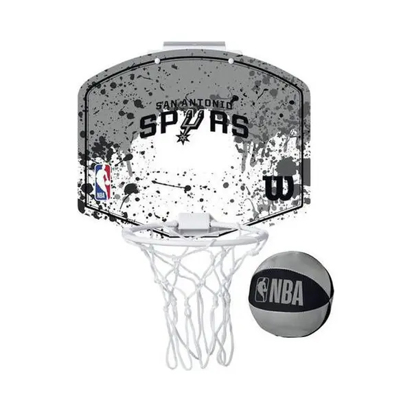 Wilson Mini-Basketballkorb Nba Team Mini Hoop, San Antonio Spurs, Kunststoff thumbnail