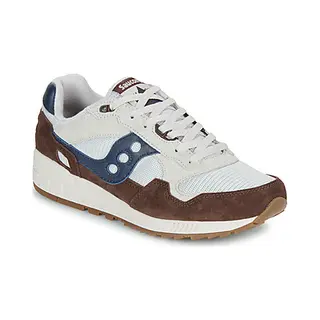 Saucony Shadow 5000 Heren Grijs/Zilver Trainers, 44 Moon Chocolate